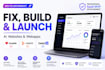 fix, build launch lovable ai website replit ai base44 webapp