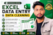 create excel formulas , reports and data analysis