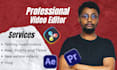 do professional video editing