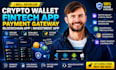 develop crypto wallet app, fintech app, payment gateway, blockchain app, ios app