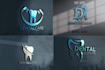 design microscope science isolated logo