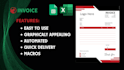 create invoice design and excel automation