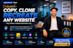 copy clone recreate or redesign any website