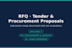 write winning rfq, tender and procurement proposal documents