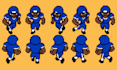 make custom pixel game sprites pixel character animation 8bit game sprite