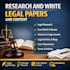 do legal research, write legal papers and legal content