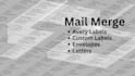create avery 5160 labels, mail merge