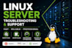 troubleshoot and fix linux server issues