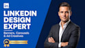 design linkedin ad creatives, banner, and post design