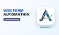 automate authorized web form entry from excel or CSV