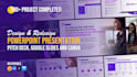 design, redesign pitch deck, powerpoint presentation, google slides and canva