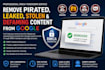remove pirated, leaked, stolend and defamatory content from google under dmca