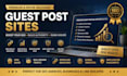 provide premium quality niche guest post sites
