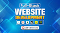 build website development as full stack developer, front end developer