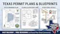 draft texas permit drawings and building blueprints