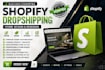 build a professional shopify dropshipping store with  cjdropshipping and dsers