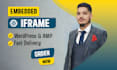 embed iframe, google maps, and forms on wordpress, websites, and any CRM