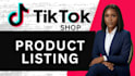 do tiktok shop product listing, upload and SEO optimization
