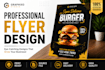 design a modern restaurant food menu and cafe menu