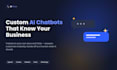 build a custom ai chatbot for your website or business