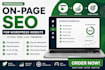 fix on page issues on your wordpress website