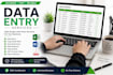 do accurate data entry and typing work