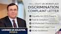 draft a UK workplace retaliation and victimisation grievance letter