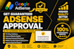 set up google adsense website and help with adsense approval and monetization