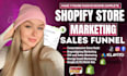 do shopify marketing, shopify promotion to boost sales and shopify  manager