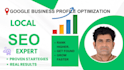 do local SEO and gmb optimization for google maps ranking