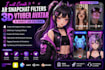 create cartoon 3d avatars, vtuber models and ar filters