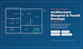 draw architectural blueprint and permit drawings