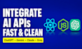 integrate chatgpt, gemini or claude API into your website