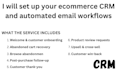 set up your ecommerce CRM and automated email flows