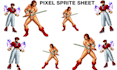 pixel art character pixel game art pixel art animation 2d sprite sheet tilesets