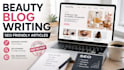 write beauty blog posts and skincare articles