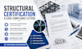 prepare structural certification and code compliance engineering letters