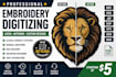 professionally digitize your logo for embroidery
