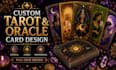 design custom tarot cards, oracle cards and tarot deck illustrations