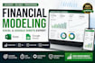 create a business financial model in excel or google sheets