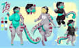 furry reference sheet fursona ref sheet anthro character design nsfw furry art