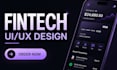 design fintech app digital wallet app banking app, fintech dashboard design