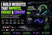 design a premium interactive website with 3d animations and scroll effects