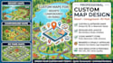 design resort maps, campground maps and rv park maps