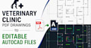 convert veterinary clinic PDF drawings into editable autocad files