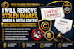 remove stolen images videos and digital content
