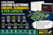 design custom electronic circuits, schematics and pcb layouts