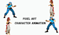 pixel art character pixel game art pixel art animation 2d sprite sheet tilesets