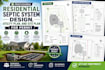 residential septic system design, utility plan, and site plan for permit