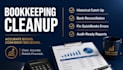 clean up quickbooks bookkeeping and historical bank reconciliation